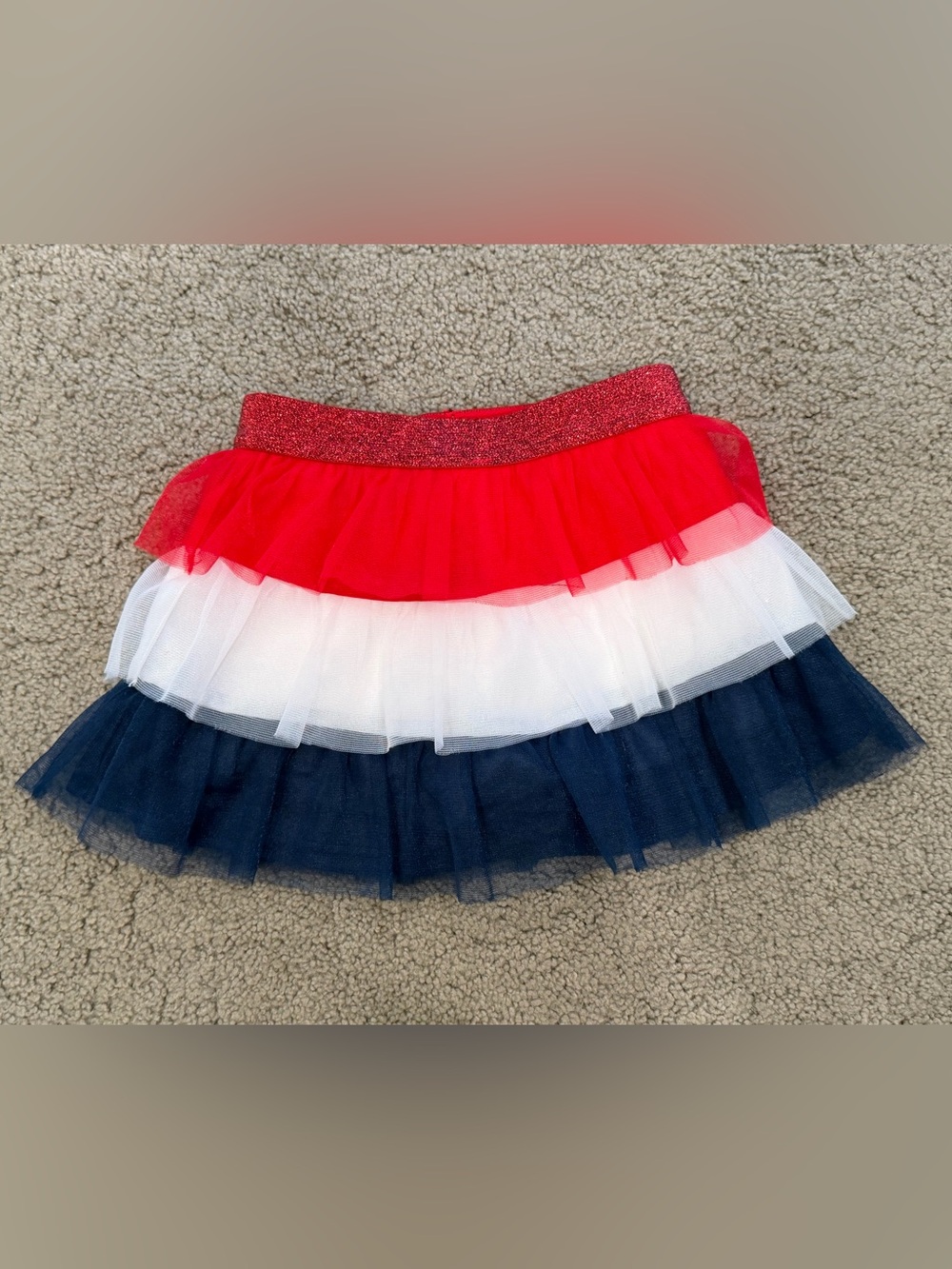Patriotic Tulle Skort